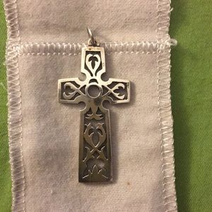 Retired Rare Openwork Vines Cross